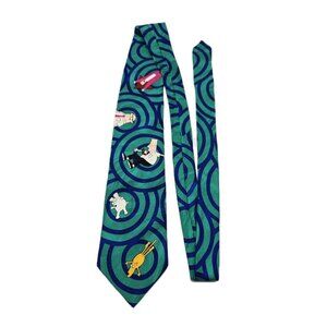 Dilbert Softwear OUT OF CONTROL All Over Print Novelty Vintage Mens Tie NeckTie
